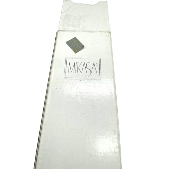 Mikasa Edinburgh Crystal Set of 2 Octagonal Base 3” Candleholders - Picture 4 of 10